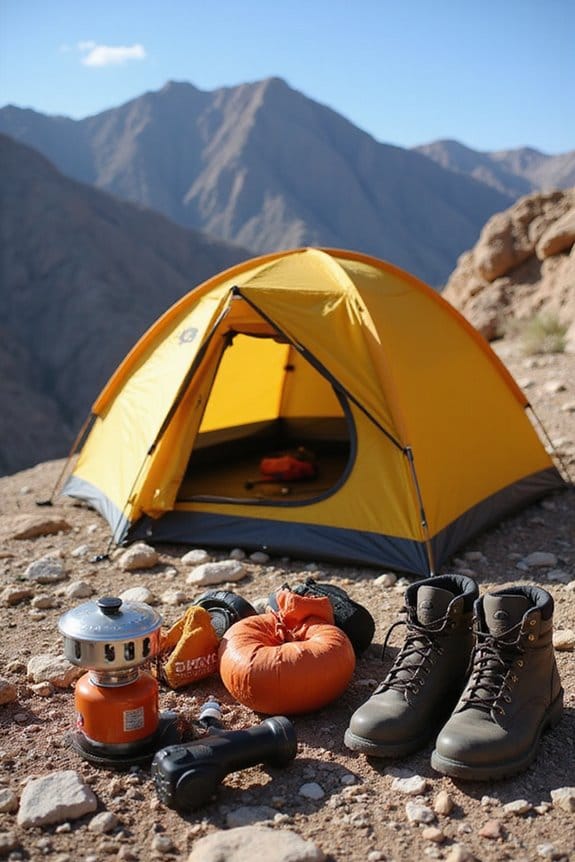 camping gear selection factors