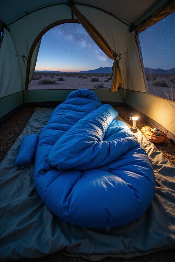 comfortable sleeping bag fit