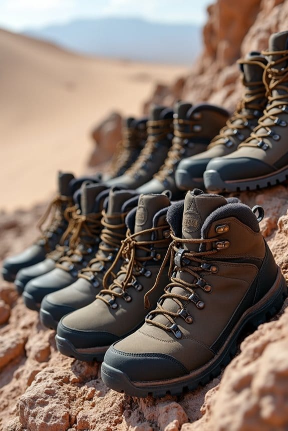 comfortable wide hiking boots