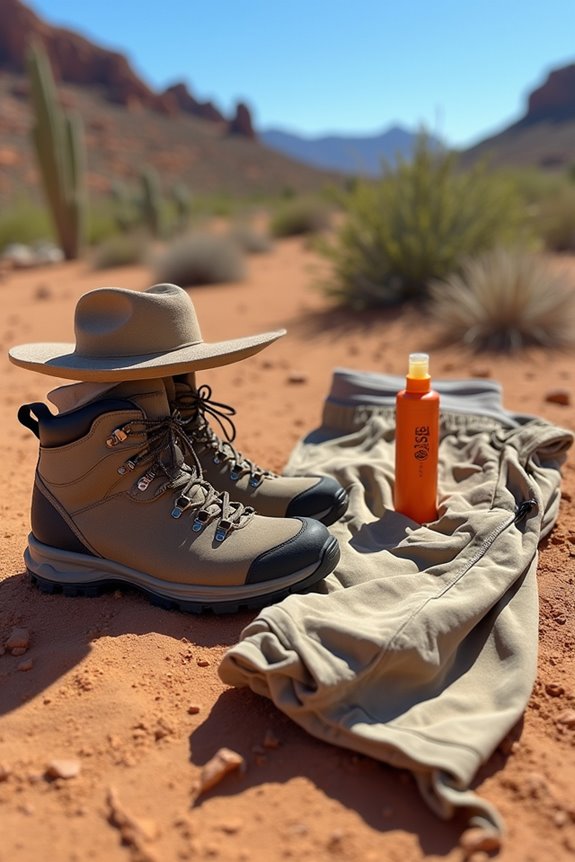 desert hiking sun protection attire