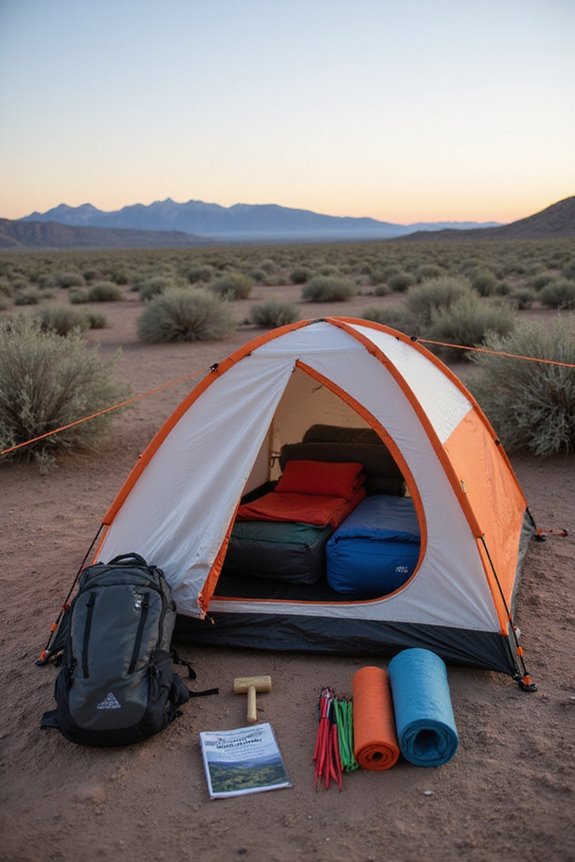 efficient tent setup process