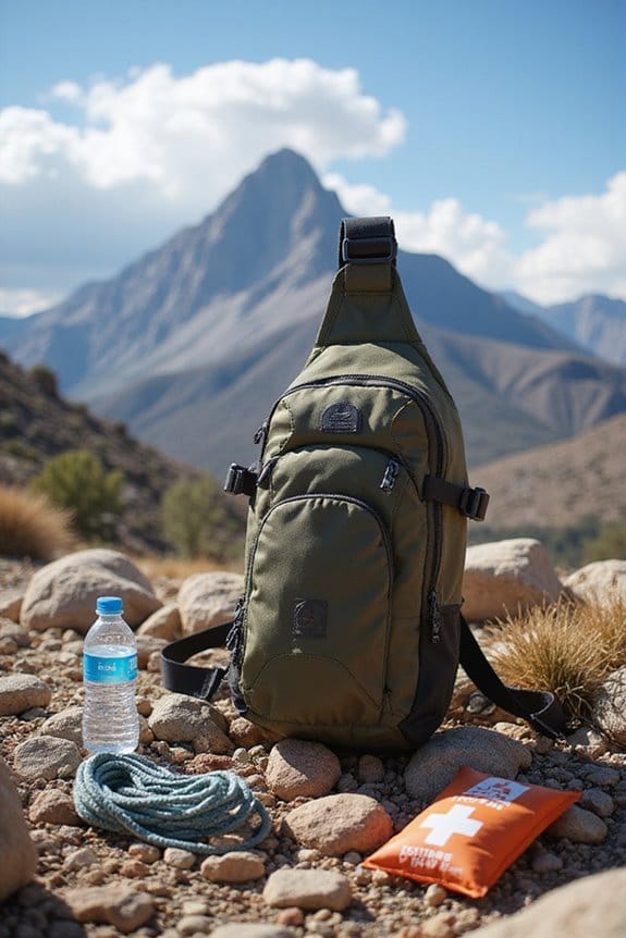 hiking sling bag essentials