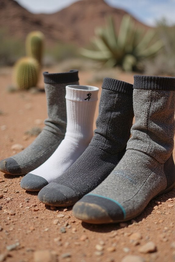hiking sock thickness balance