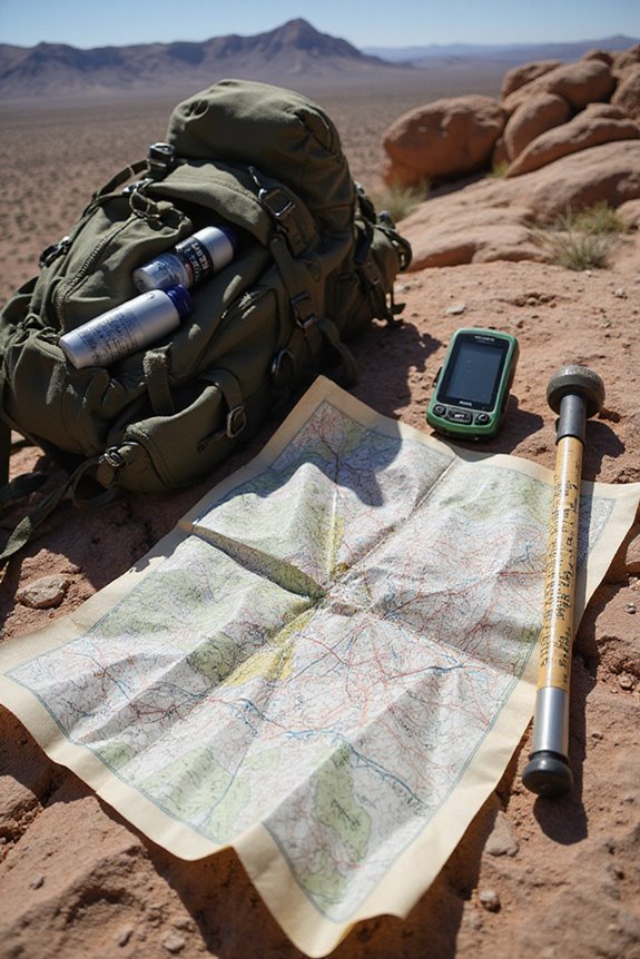 navigating desert terrain maps