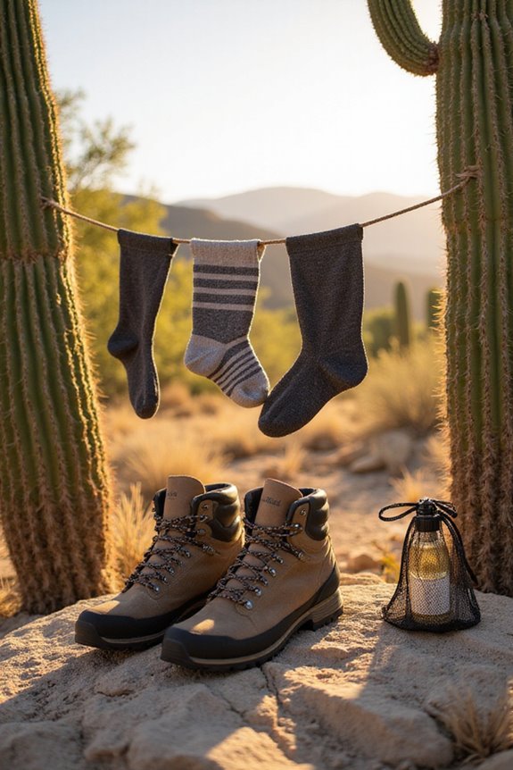 odor free hiking sock techniques