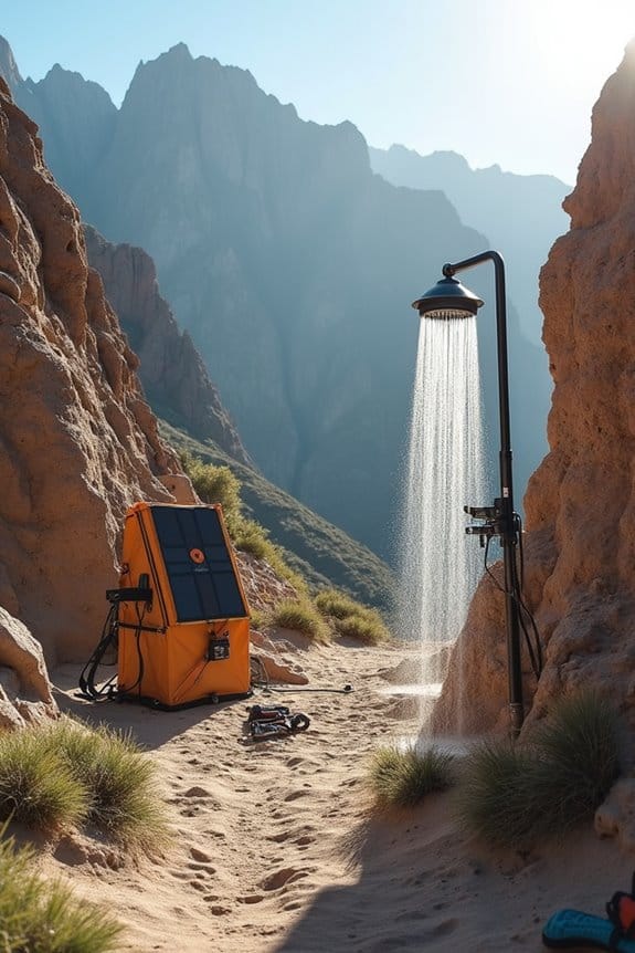 top solar camping showers