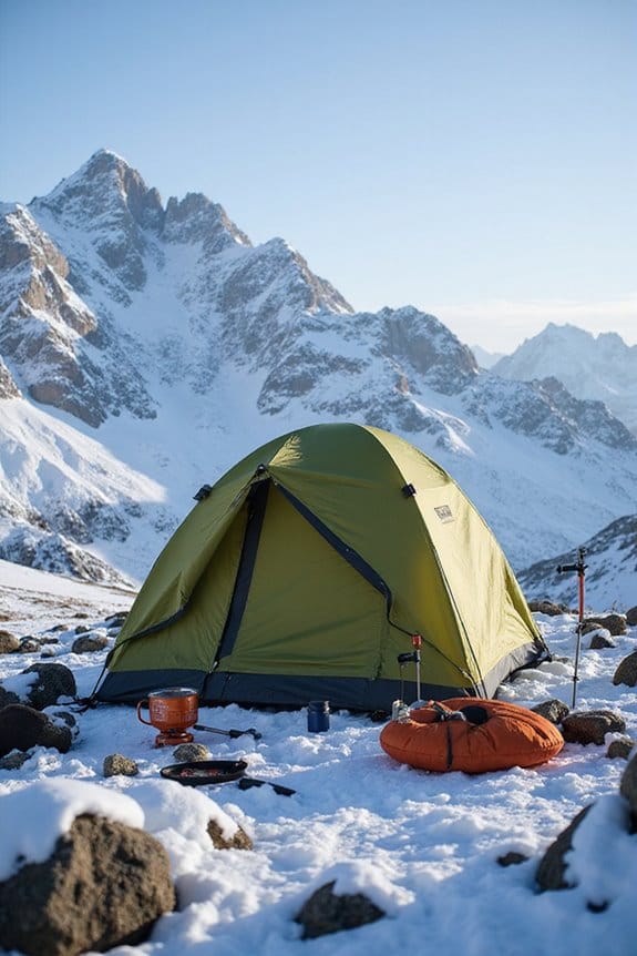 winter camping tent essentials