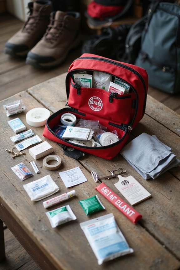 assemble a family first aid kit