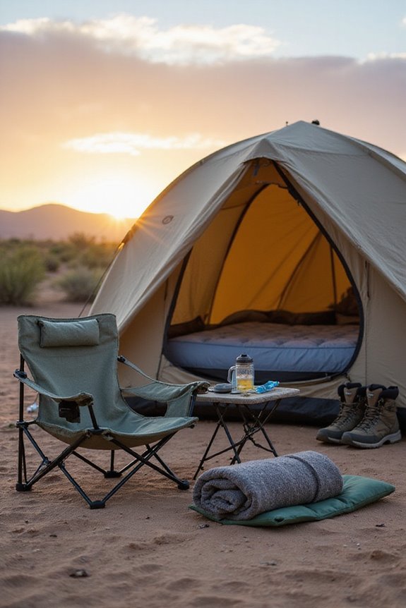 comfortable camping gear essentials