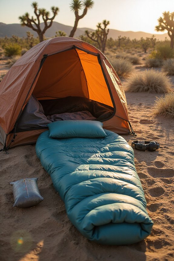 comfortable camping sleeping gear