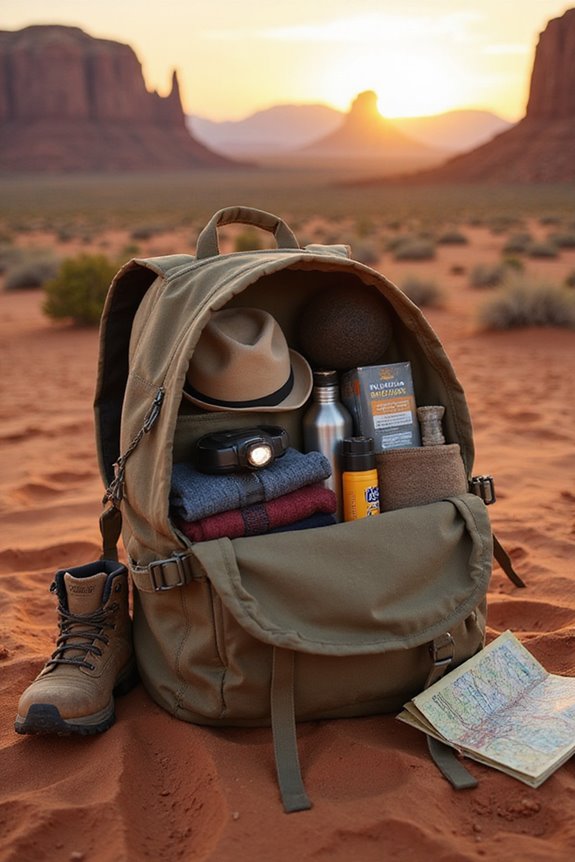 desert camping essentials checklist