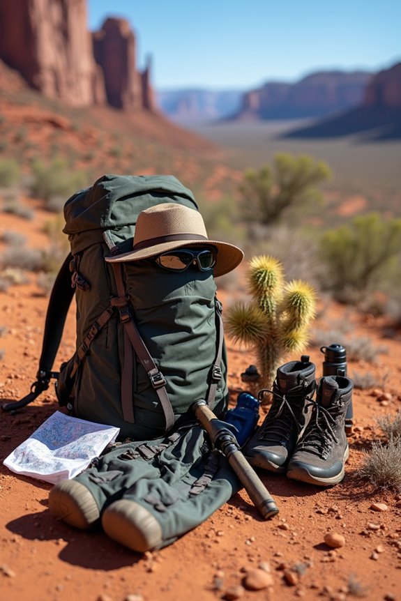 desert hiking essentials list