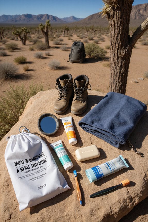 desert hygiene essentials checklist