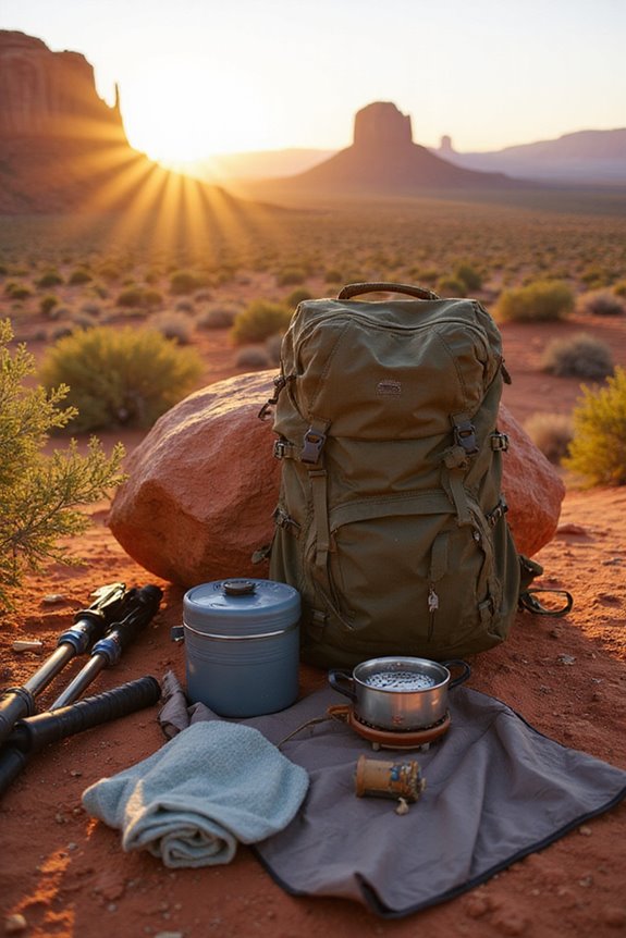 desert leave no trace gear