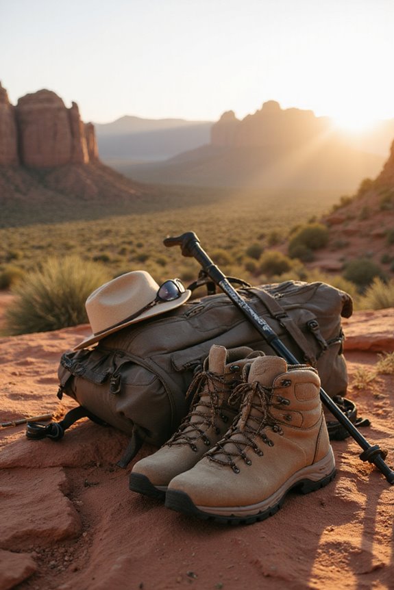 essential equipment for desert hiking