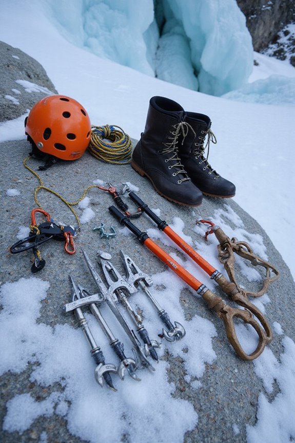 essential ice climbing gear