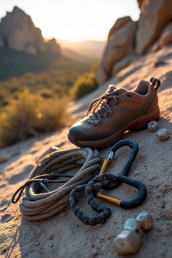 essential rock climbing equipment
