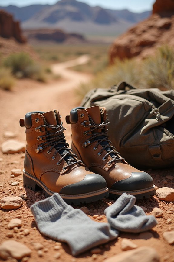 hiking boot packing essentials