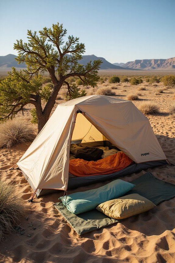 lightweight desert camping gear