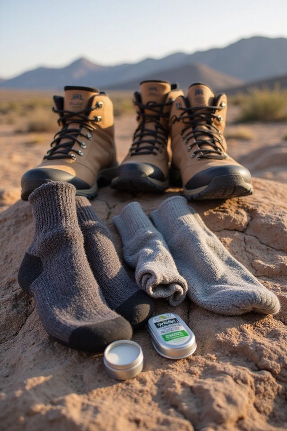 optimal hiking sock materials