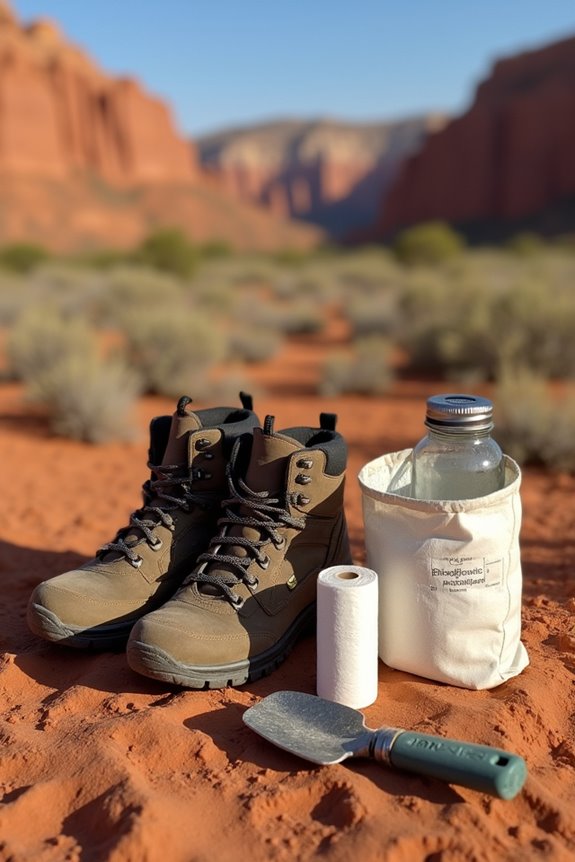 responsible desert waste disposal