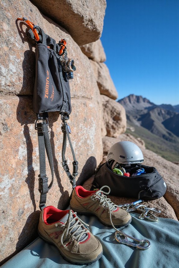 safety gear enhances climbing