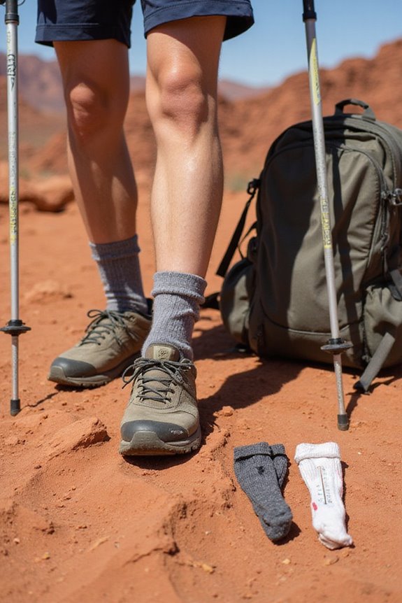 synthetic hiking sock benefits