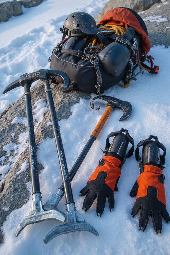 technical ice climbing gear