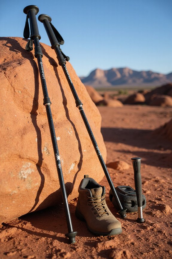 trekking poles enhance stability